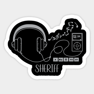 Sheriff Sticker